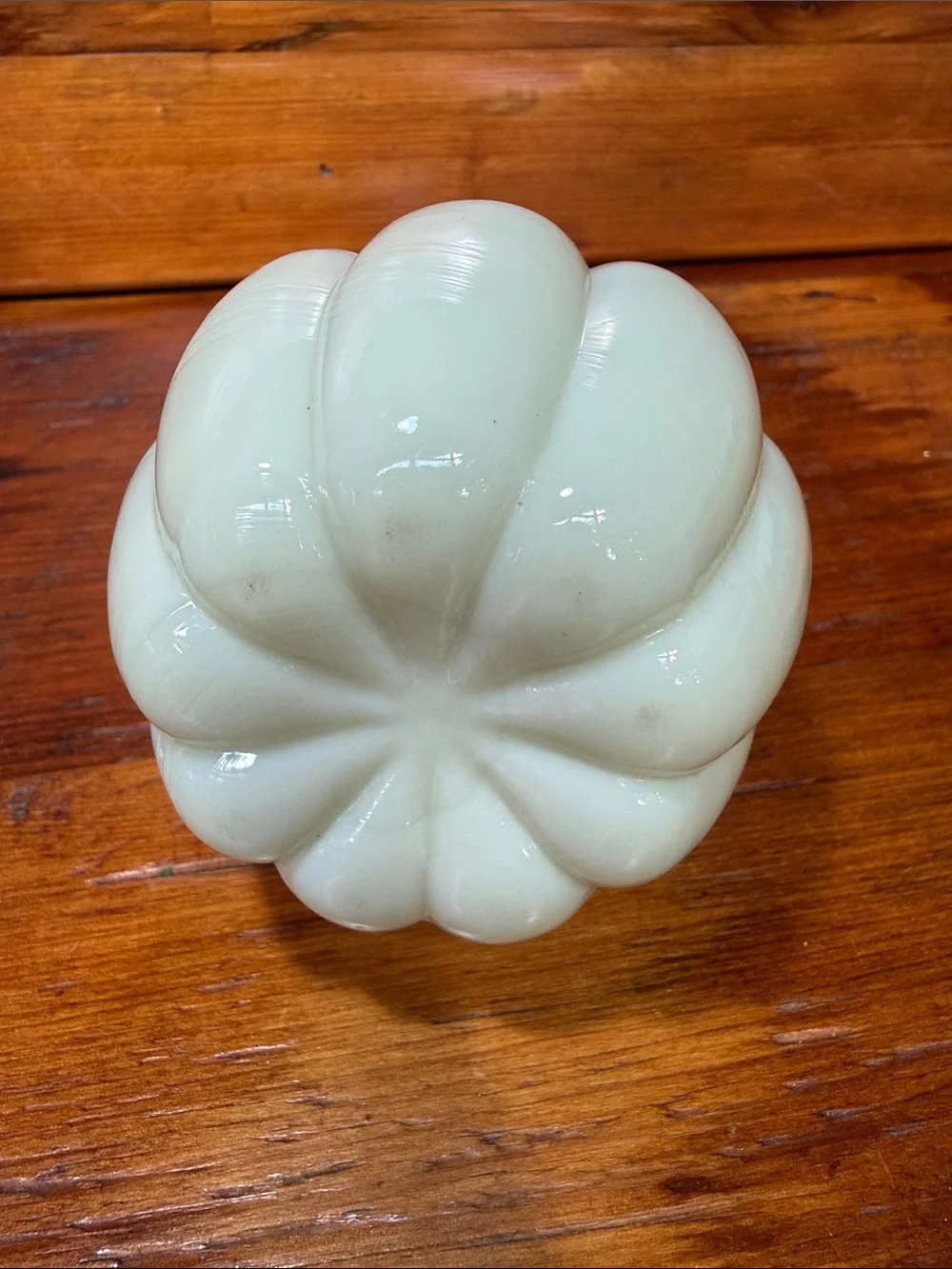 🌿Rare Antique (Glows) “Custard Glass” Oil Lamp with Brass Accents
